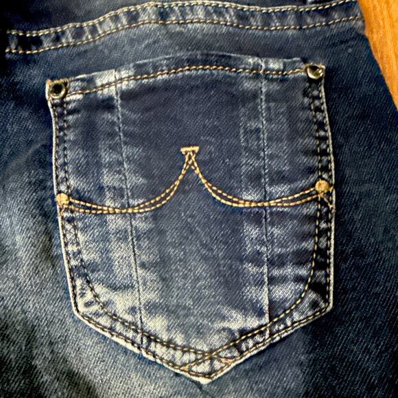 Womens Grace In LA Designer Jeans Size Easy Fit 27 Skinny - Picture 8 of 9